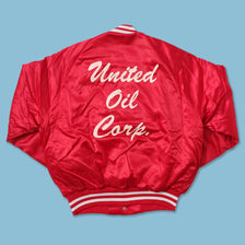 Vintage Satin Varsity Jacket Medium 