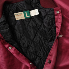 Vintage Satin Varsity Jacket Large 