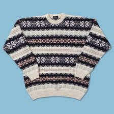 Vintage Hugo Boss Knit Sweater Large 
