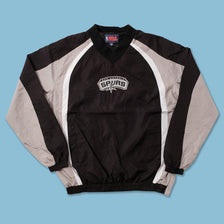 Vintage San Antonio Spurs Windbreaker Large 