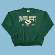 Vintage Wayne State University Sweater Large 