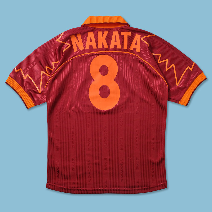 1999 Diadora AS Roma Nakata Jersey Medium 