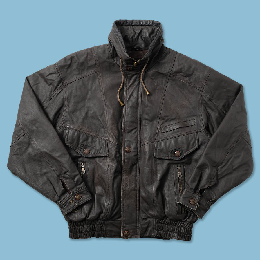 Vintage Leather Jacket Medium