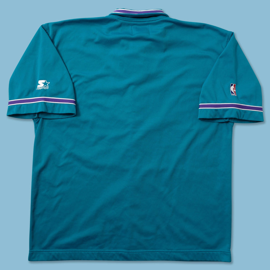 Vintage Starter Charlotte Hornets Shooting Shirt XLarge - Double Double Vintage