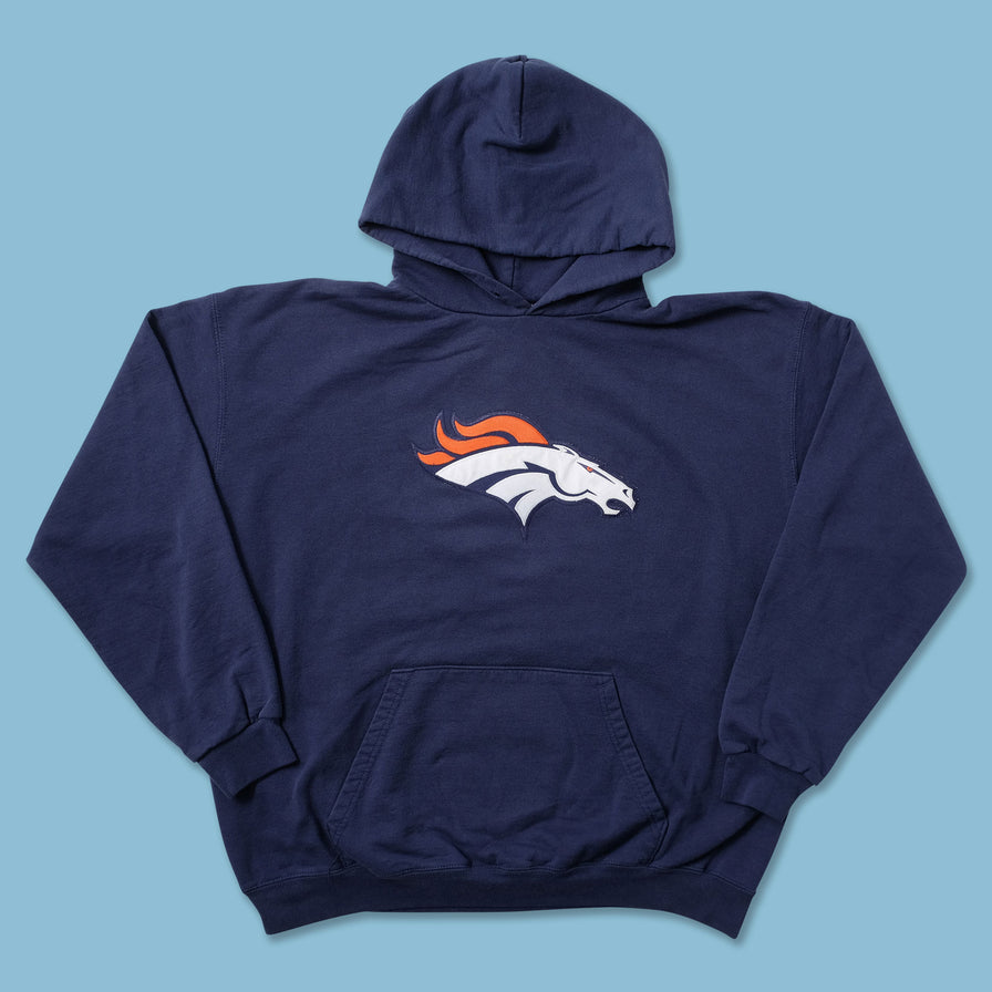 Vintage Denver Broncos Hoody Medium - Double Double Vintage