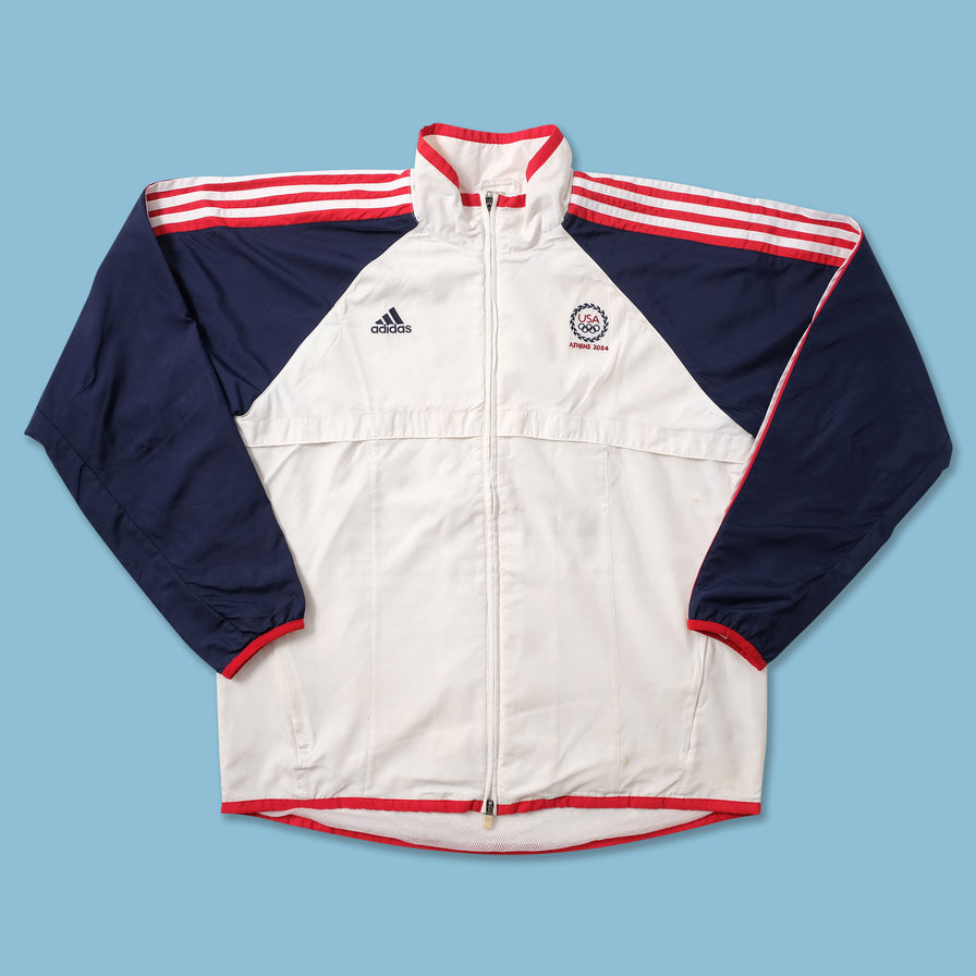 2004 adidas USA Olympic Team Track Jacket Medium