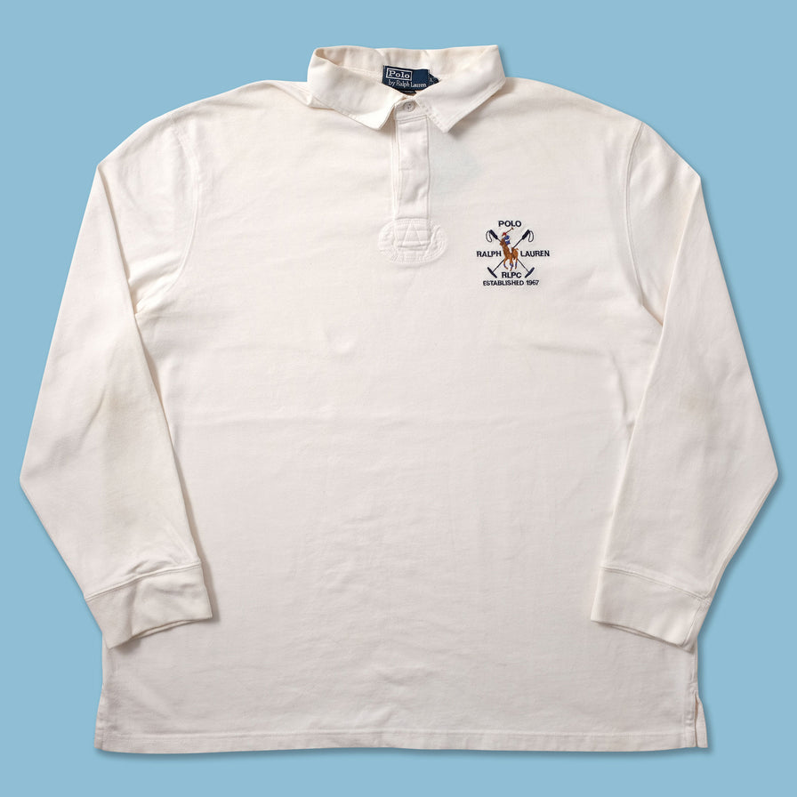 Vintage Polo Ralph Lauren Rugby Sweater XXL - Double Double Vintage
