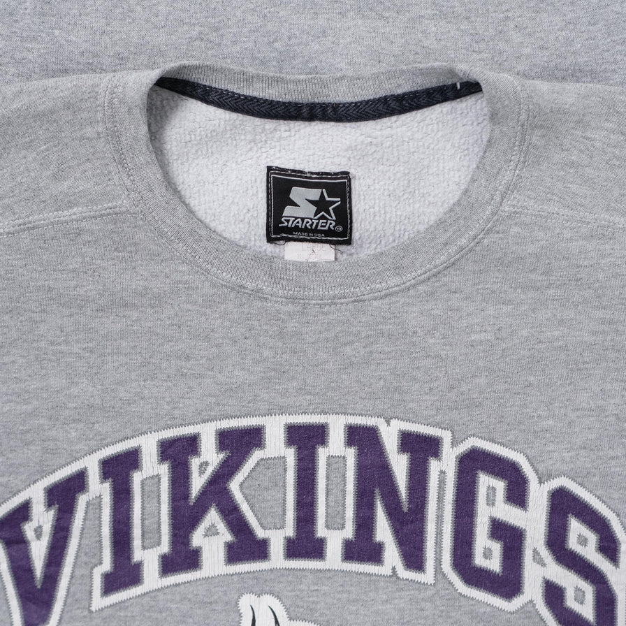 Vintage Starter Minnesota Vikings Sweater Large 