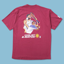 Vintage Tennis T-Shirt XLarge 