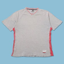 Vintage Puma V-Neck T-Shirt Large 