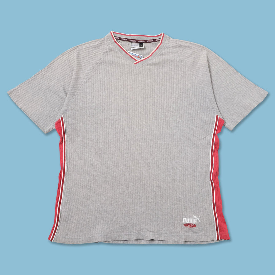 Vintage Puma V-Neck T-Shirt Large 