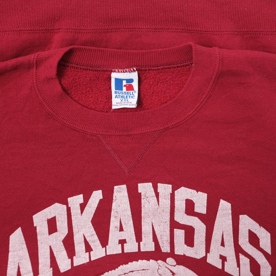 Vintage Arkansas Razorbacks Sweater Large 
