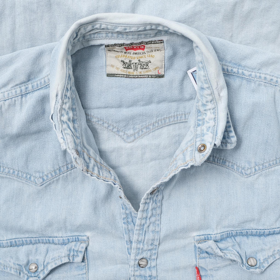 Vintage Levi's Denim Shirt Large 