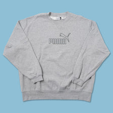 Vintage Puma Logo Sweater XXLarge 