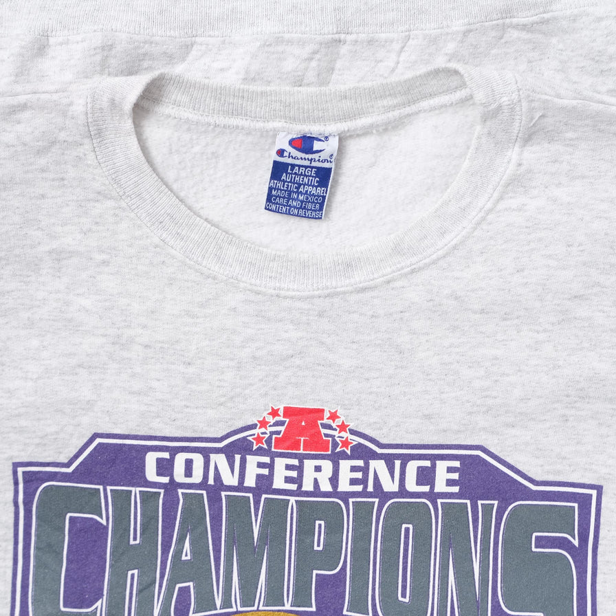 Vintage Champion Ravens Sweater Large 