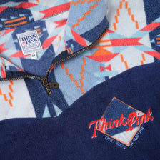 Vintage Think Pink Q-Zip Fleece Medium 