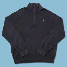 Vintage Polo Ralph Lauren Q-Zip Sweater Large 