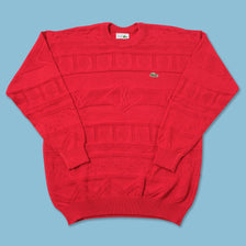 Vintage DS Lacoste Knit Sweater XLarge 