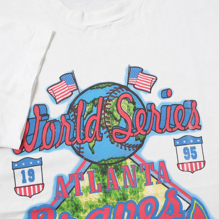 Vintage 1995 Atlanta Braves T-Shirt XLarge 