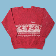 Vintage Steamboat Skiing Sweater XLarge 