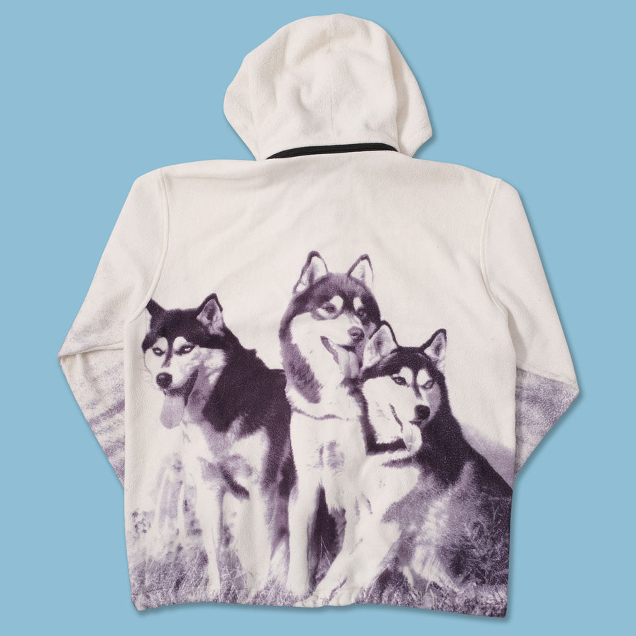 Vintage Huskies Fleece Jacket Small 