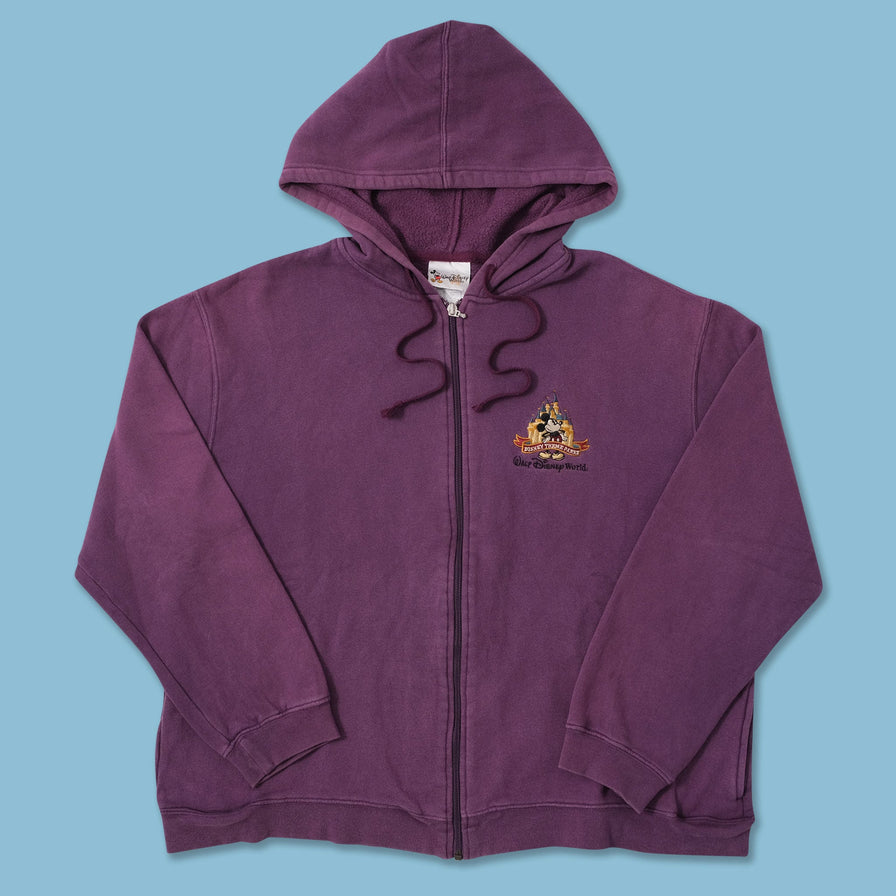 Vintage Walt Disney World Zip Hoody Medium 
