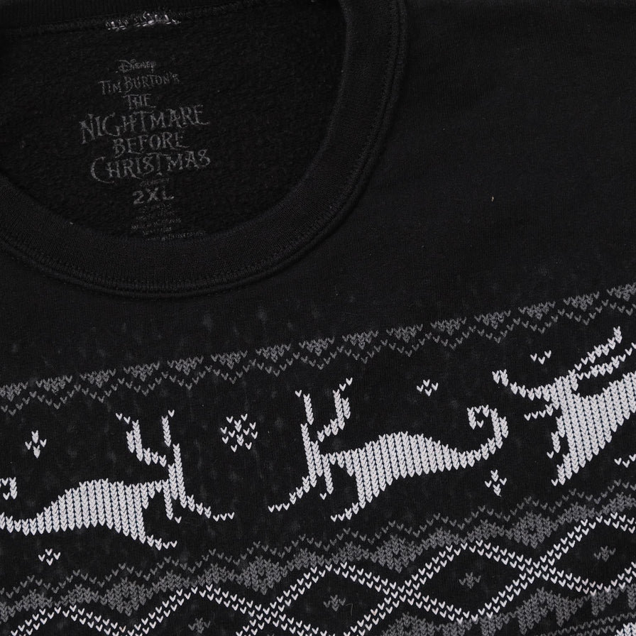 Vintage Nightmare Before Christmas Sweater XXLarge 