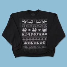 Vintage Nightmare Before Christmas Sweater XXLarge 
