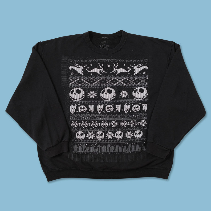 Vintage Nightmare Before Christmas Sweater XXLarge 