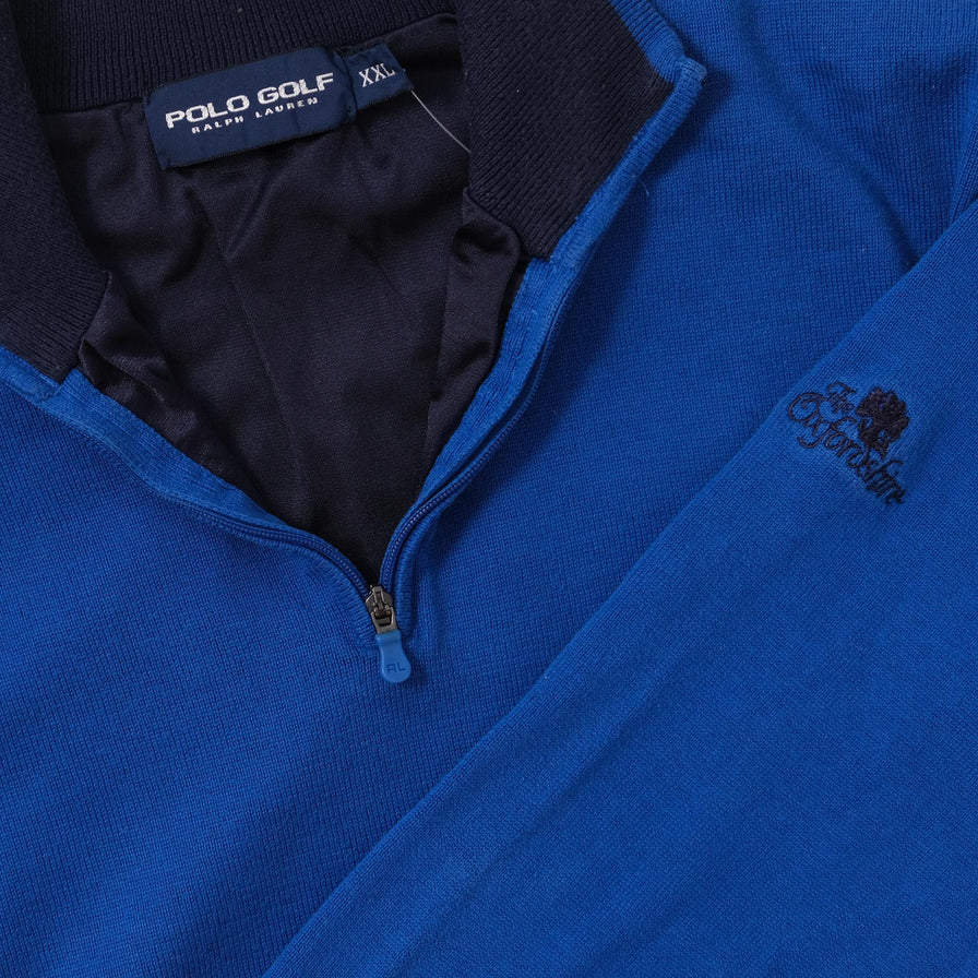 Vintage Polo Golf Q-Zip Sweater XLarge 