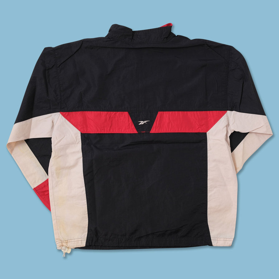 Vintage Reebok Halfzip Windbreaker Large 