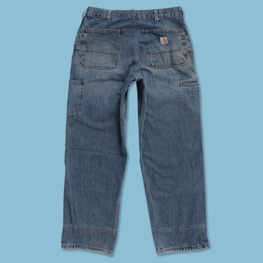 Vintage Carhartt Double Knee Denim Pants 34x32 