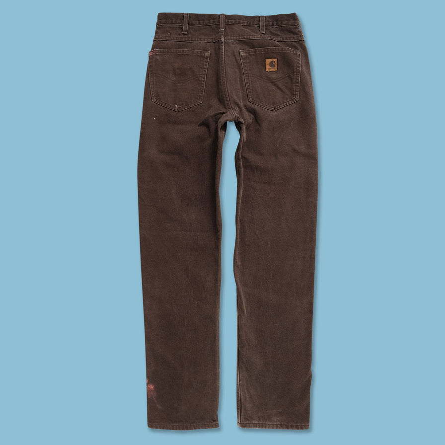Vintage Carhartt Lined Denim Pants 32x36 