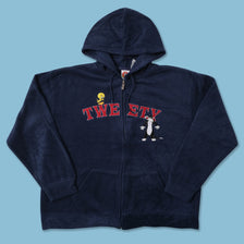 Vintage Tweety Fleece Jacket Large 