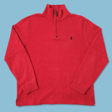 Vintage Polo Ralph Lauren Q-Zip Sweater Medium 