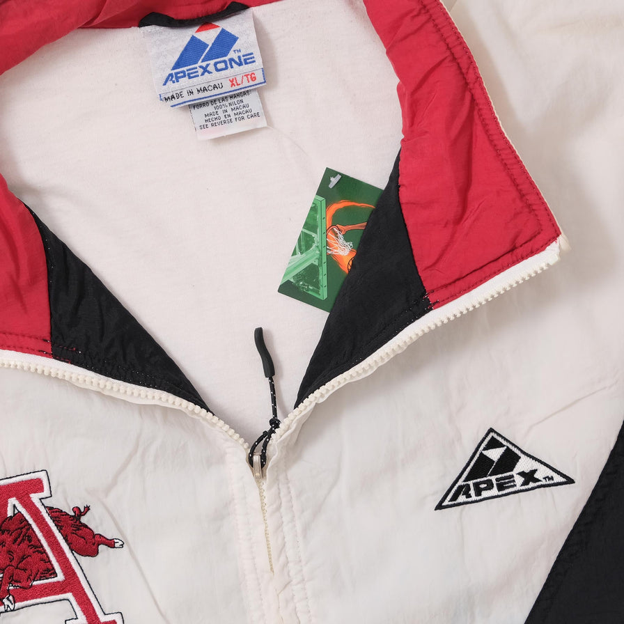 Vintage Arizona Razorbacks Track Jacket XLarge 