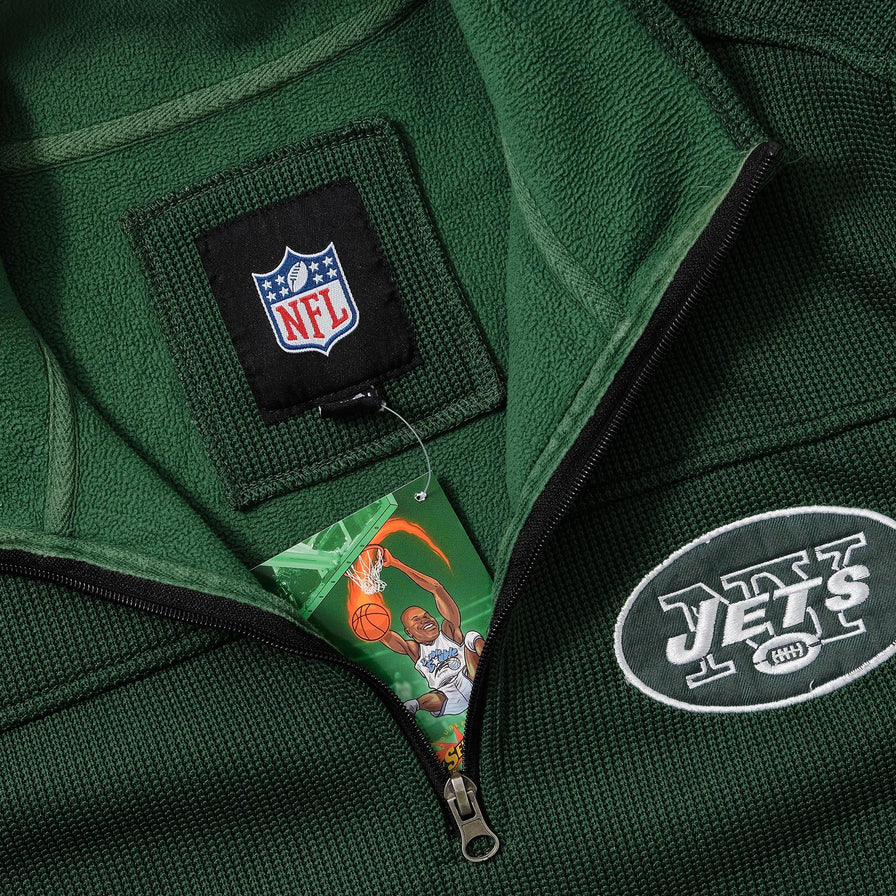 Vintage New York Jets Q-Zip Sweater Small 