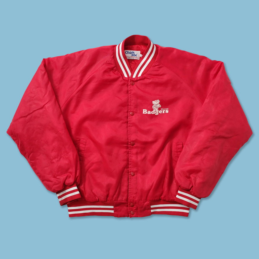 Vintage Chalkline Wisconsin Badgers Varsity Jacket Large 