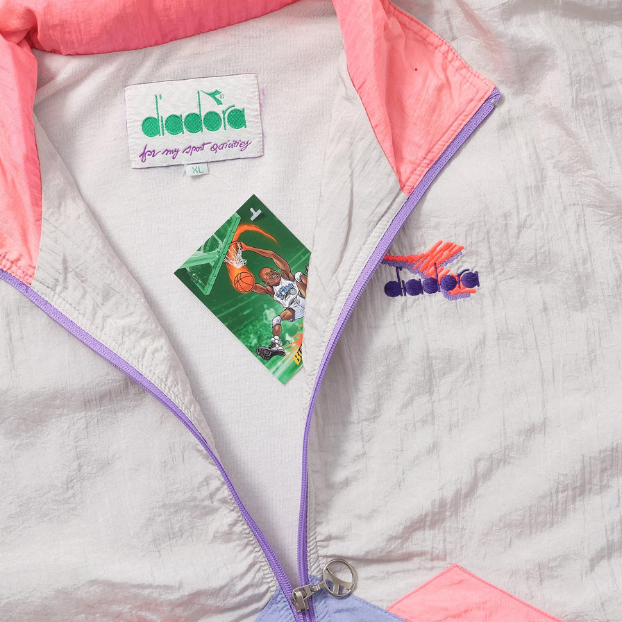 Vintage Diadora Track Jacket XLarge 