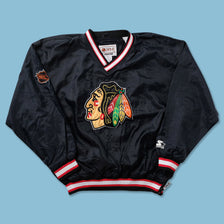 Vintage Starter Chicago Blackhawks Windbreaker XLarge 