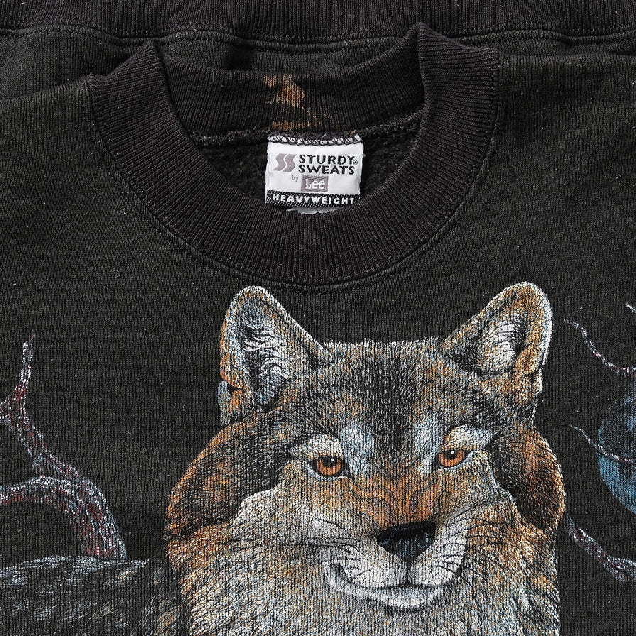 Women's Wolf Sweater Small 