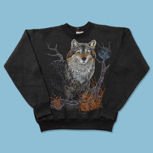 Women's Wolf Sweater Small 