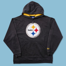 Vintage Reebok Pittsburgh Steelers Hoody Large - Double Double Vintage