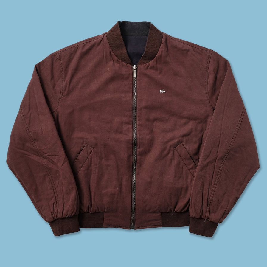 Vintage Lacoste Reversible Bomber Jacket XLarge - Double Double Vintage