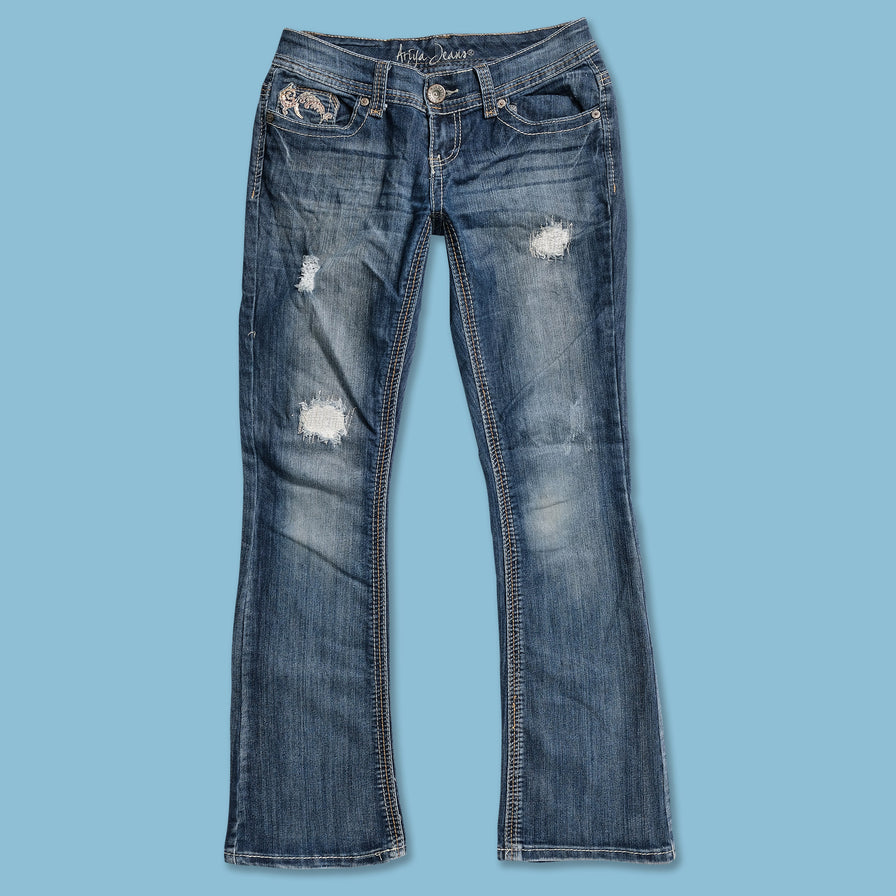 Y2K Bootcut Denim Pants 30x32 - Double Double Vintage