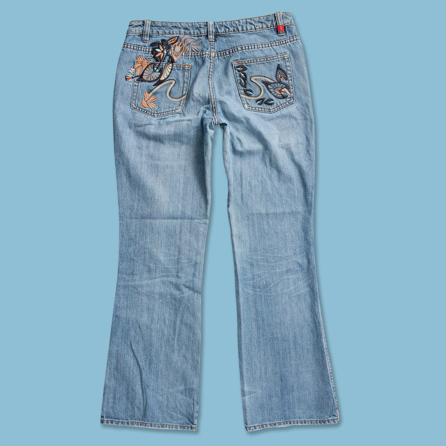 Y2K Bootcut Denim Pants 32x32 - Double Double Vintage