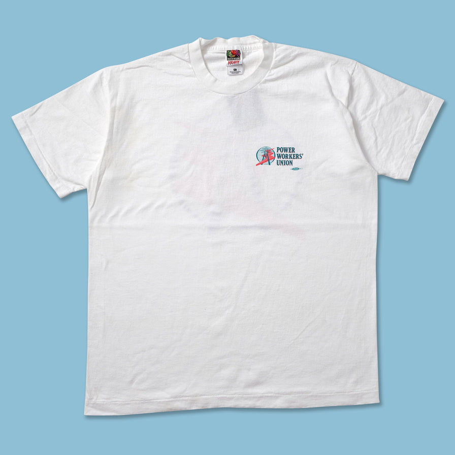 Vintage Power Workers Union T-Shirt XLarge - Double Double Vintage