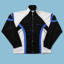 Vintage Sergio Tacchini Velour Track Jacket Large - Double Double Vintage