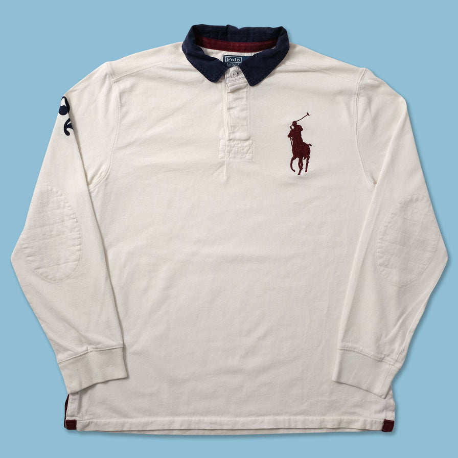 Vintage Polo Ralph Lauren Rugby Sweater Large - Double Double Vintage
