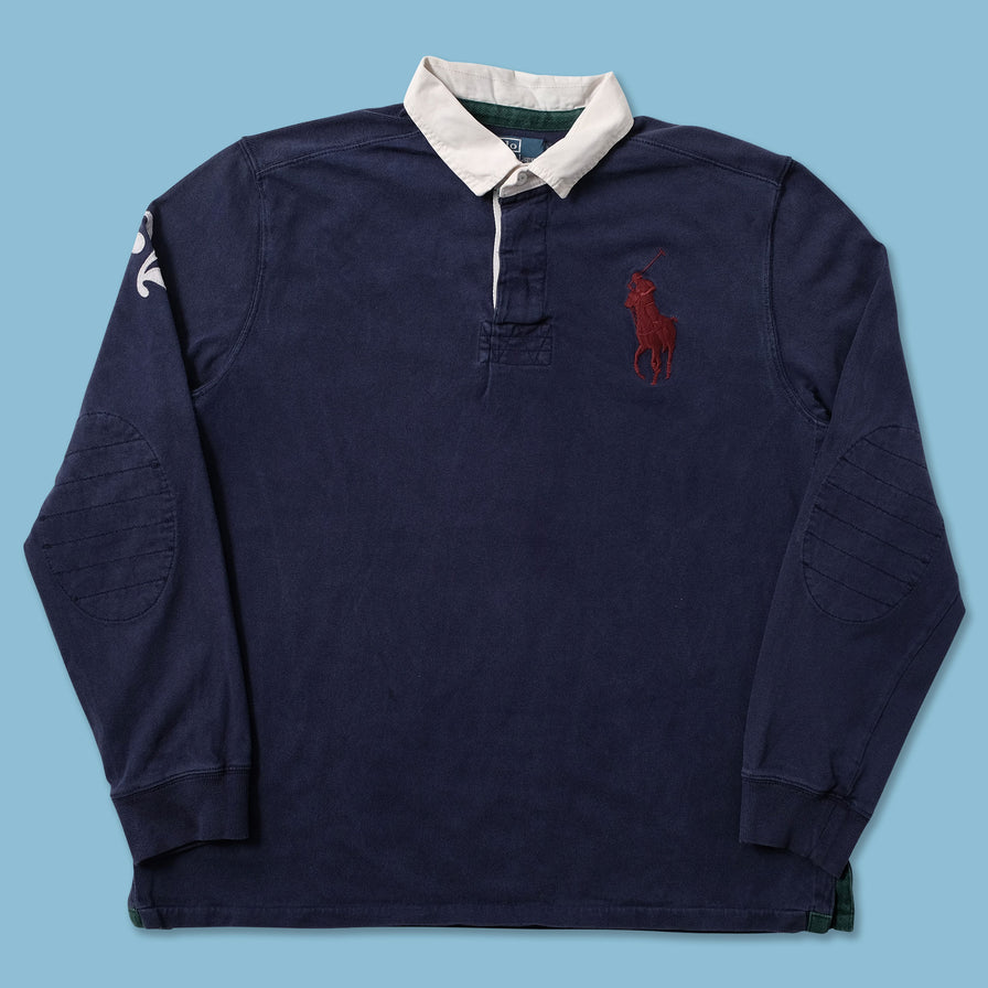 Vintage Polo Ralph Lauren Rugby Sweater Large - Double Double Vintage